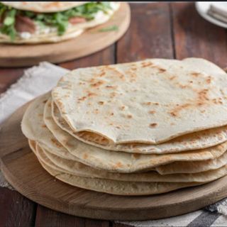 Piadina vuota casera romagnola 