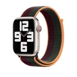 Dark Cherry/Forest Green Sport Loop - Regular