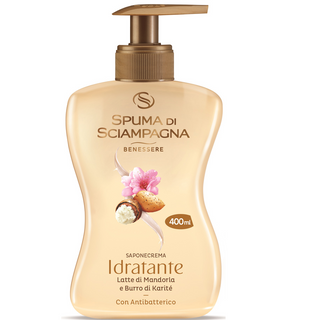 Sapun lichid igienizant spuma di sciampagna cu lapte de migdale si unt de larite 400ml