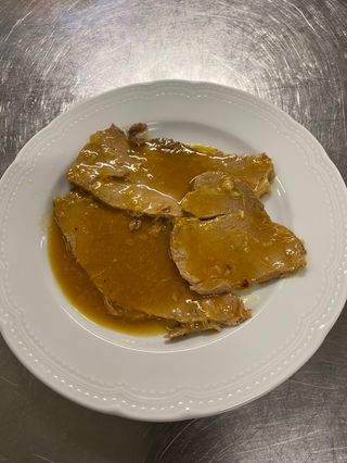 Noce di maiale all'arancia