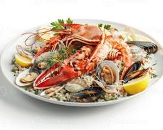 Seafood plate