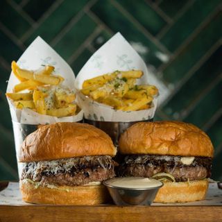 Truffle burger combo