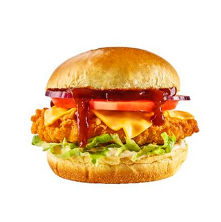  Americain bbq burger poulet