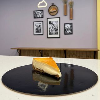 Tarta De Queso Clásica Porción