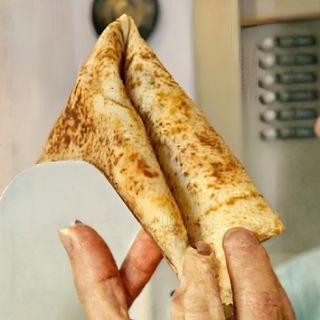 Crepes ricotta, scaglie di cioccolato