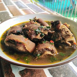 Cow tail pepper soup