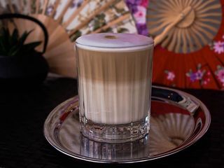 Лате з сиропом на кокосовому молоці (200ml)