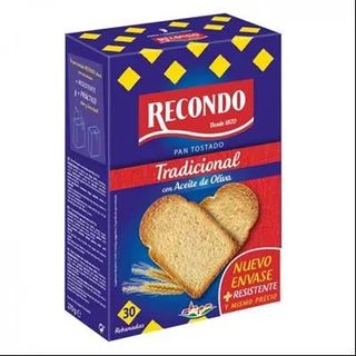 Pan Tostado Normal Recondo 270 Gr.