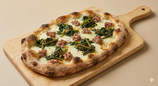 Pinsa Salsiccia e friarielli