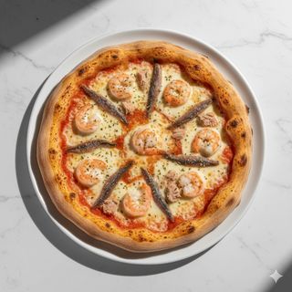 Pizza de mariscos (28 cm.)