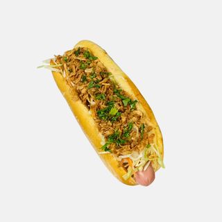 Street scrunch hot dog