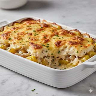 Bacalao cremoso con natas