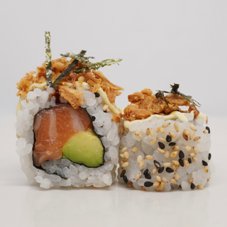 Crazy salmón roll (8 pzs.)