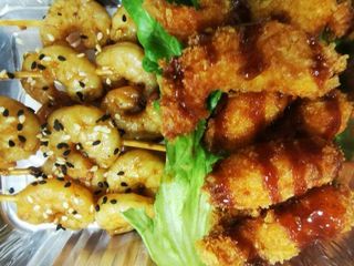 C14. Espetadas de Gambas Panadas 
