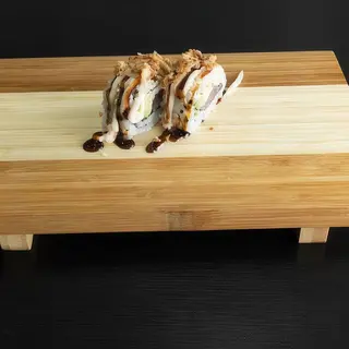 Uramaki crunchy atún (8 pz.)