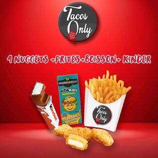 Menu kids 4 nuggets 