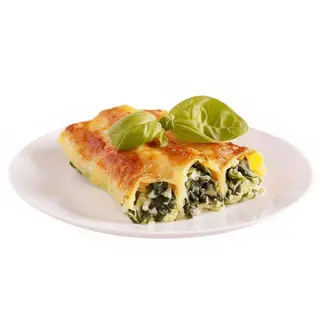 canelones de espinaca a la catalana (3 unidades)