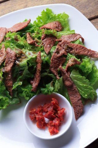 Стейк салат