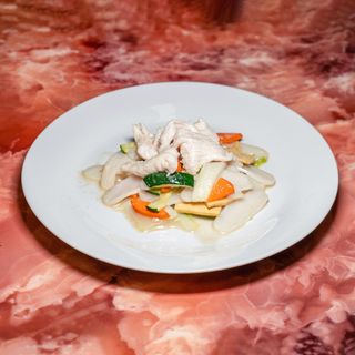 Gnocchi di Riso con Stracetti di Pollo