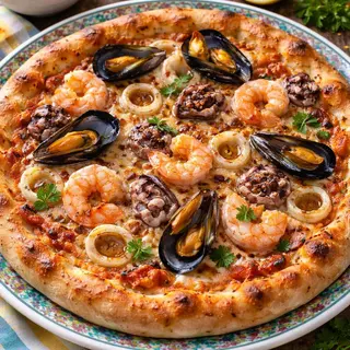 Pizza De Delicias Del Mar (20 Cm.)