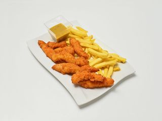 Fingers de Pollo con Patatas Fritas