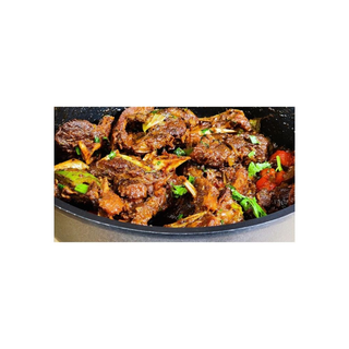 Goat meat fry