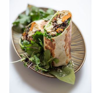 Mediterranean Veggie Wrap
