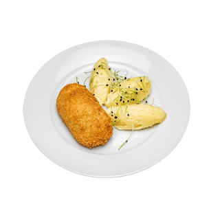 Котлета по-київськи з картопляним пюре (125/150 г)
