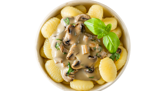 Gnocchi z sosem pieczarkowym