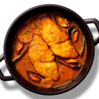 Rape con Salsita de Pescadores