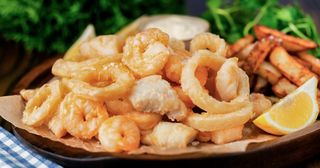 Fried seafoods