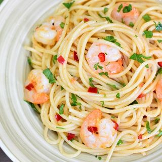 SPAGHETE AOP CU CREVETI