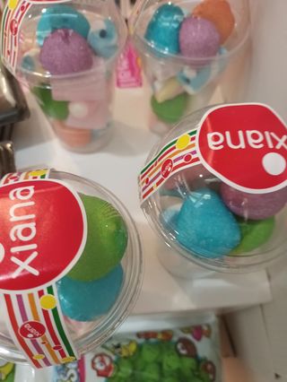 Vasos Rellenos de Nubes Cumpleaños