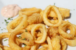 Anillas de calamar (ración)