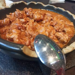 Mollejas en salsa de zamorana