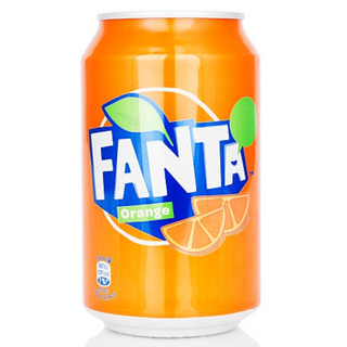 Fanta naranja lata