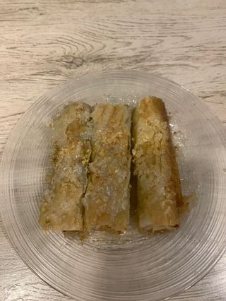 Baklava con pistachio e noci