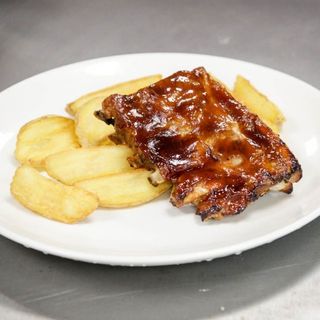 Costilla de cerdo asada