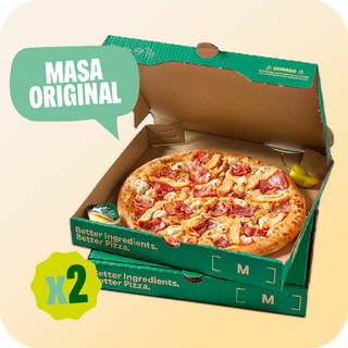 2 Medianas | Masa Original.