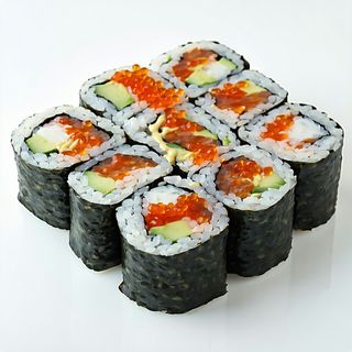 83A .-Rollito Light Con Arroz Negro 8 pzs.