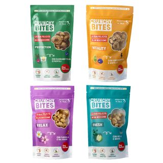 Dog Heroes Crunchy Bites Mix 4 X 80g - Formato Convenienza