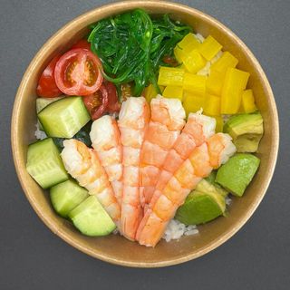 Боул з креветкою та рисом (350г)