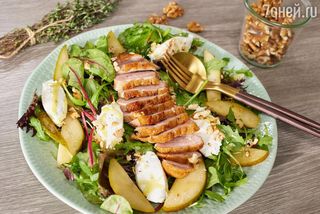 Салат из рукколы с копчёной кониной (300г)