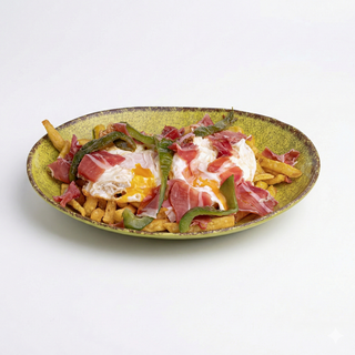 Huevos Rotos Con Jamón