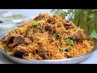 Beef biryani