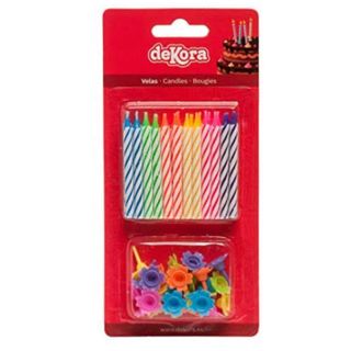 Velas Colores (24 uds.)