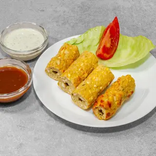 CHICKEN CHEESE SEEKH KEBAB 4 pezzi
