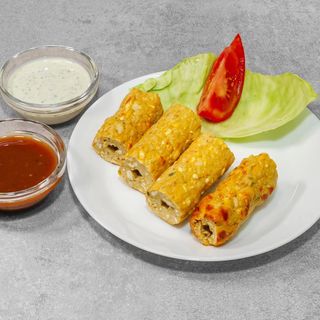 CHICKEN CHEESE SEEKH KEBAB 4 pezzi
