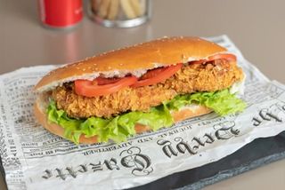 Sandwich crispy de pui