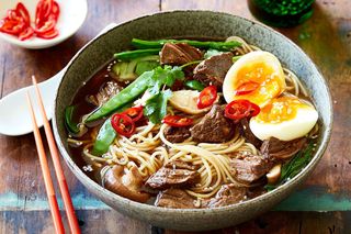 Ramen com Beef do Molho de Ostras